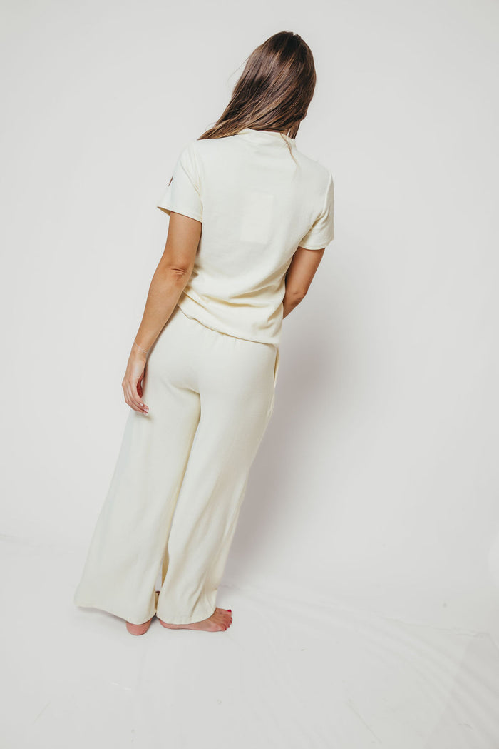 Dawson Knit Pants in Cream