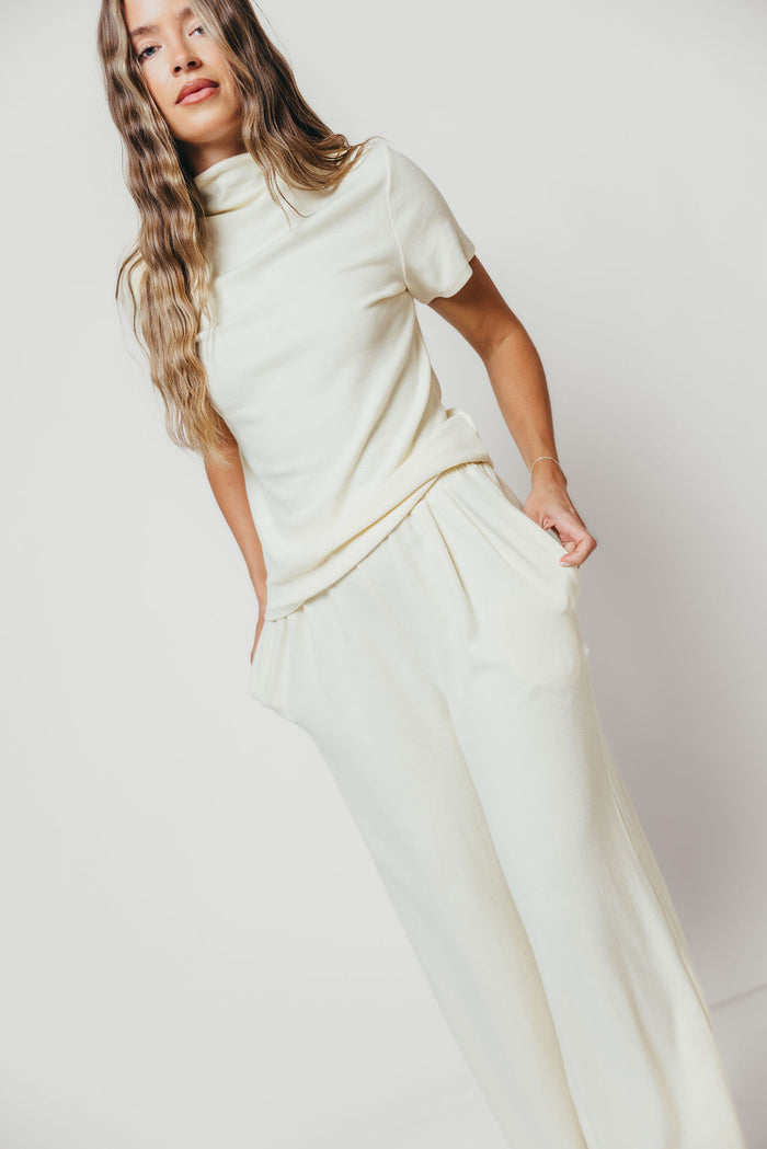 Dawson Knit Pants in Cream