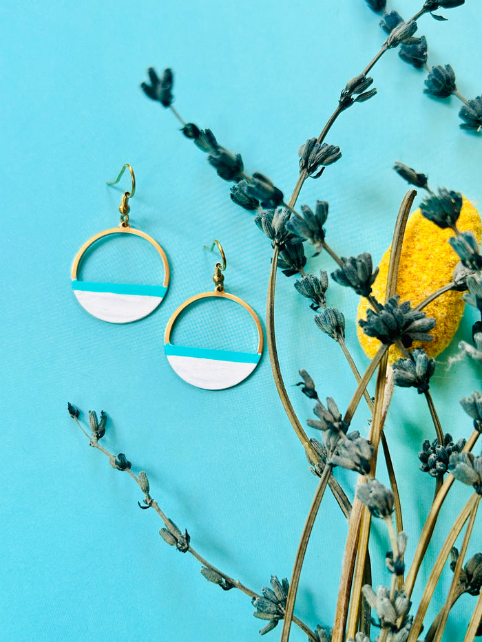 Dear Darlington Crescent Hoop Shoreline Earrings