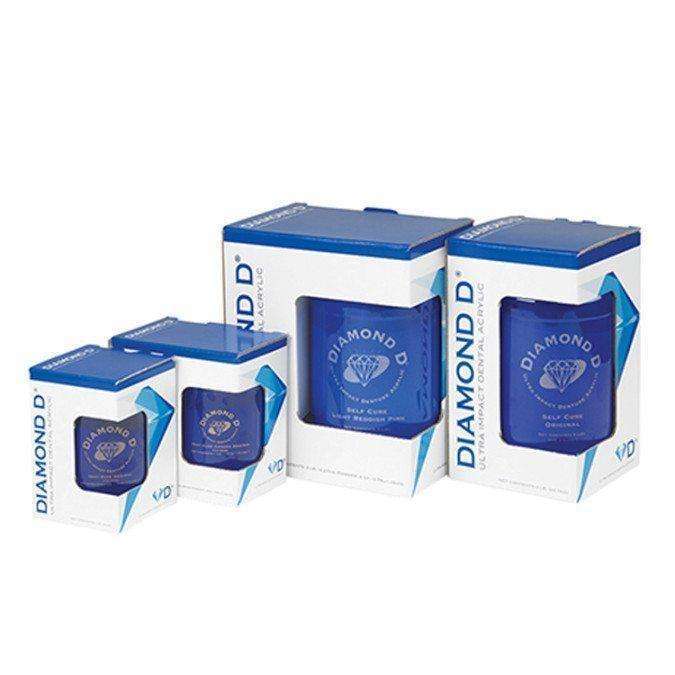 Diamond D® Acrylic Heat Cure - 5 Ib Powder & 1 Quart Liquid