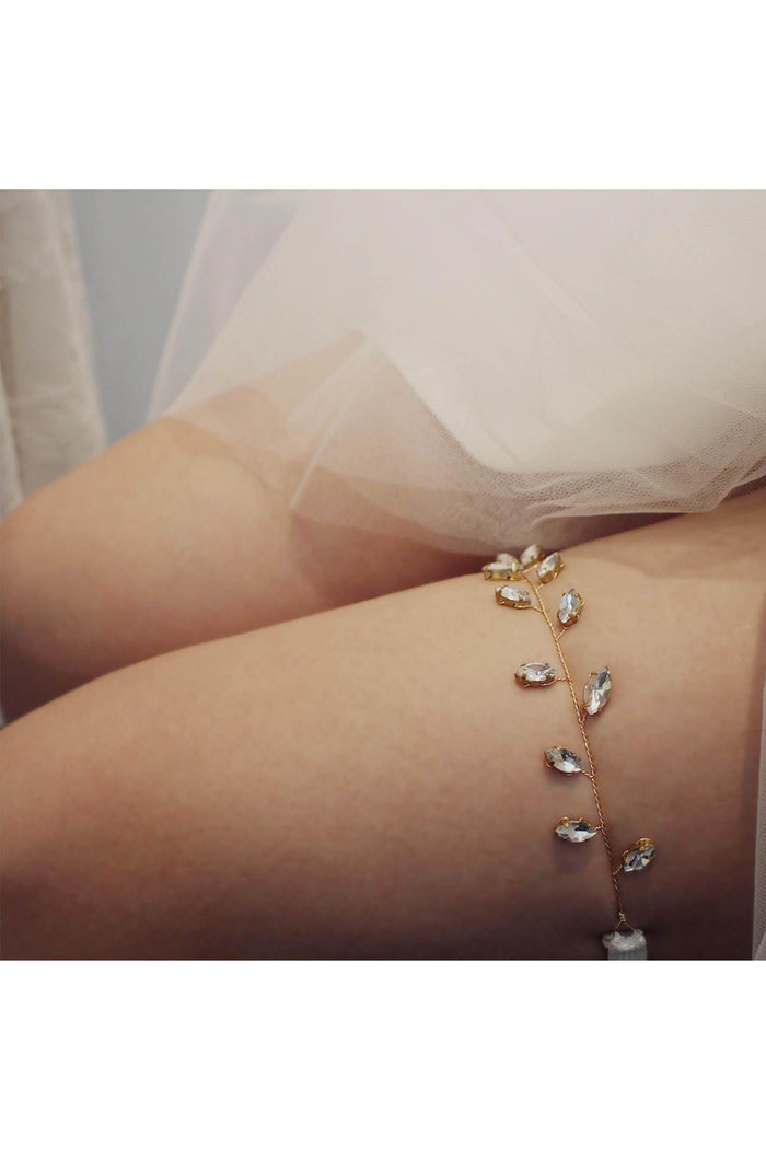 Diamond Wedding Garter CZ0327 - COCOMELODY