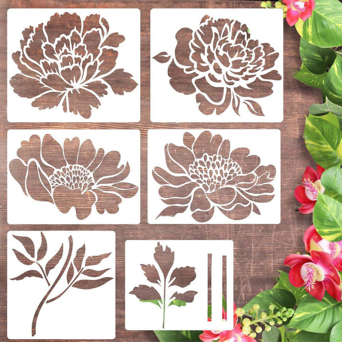 👍👍Peony (35.5 x 30.5 cm) (6 pieces)