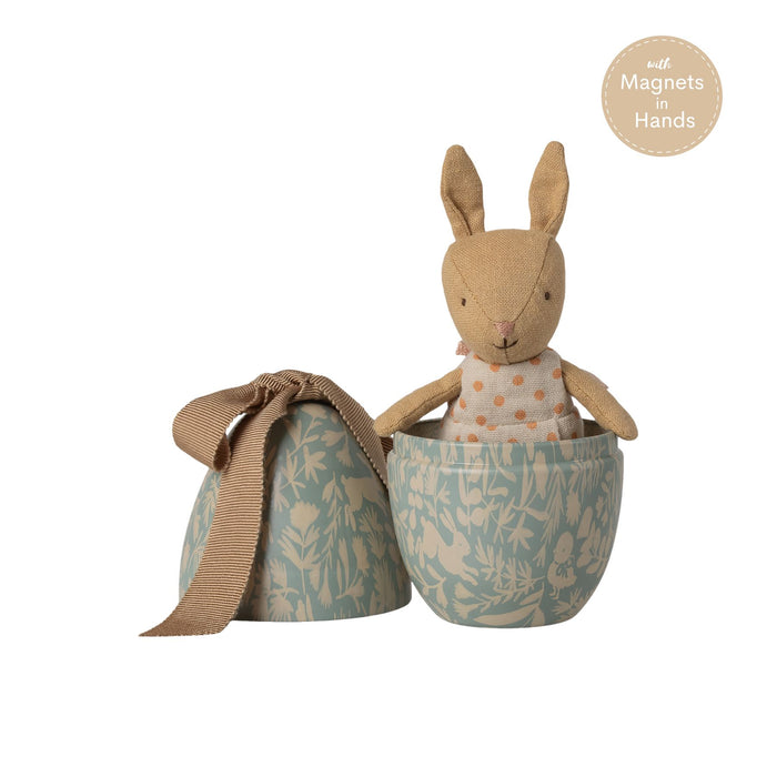 Easter Egg, Small with Micro Rabbit