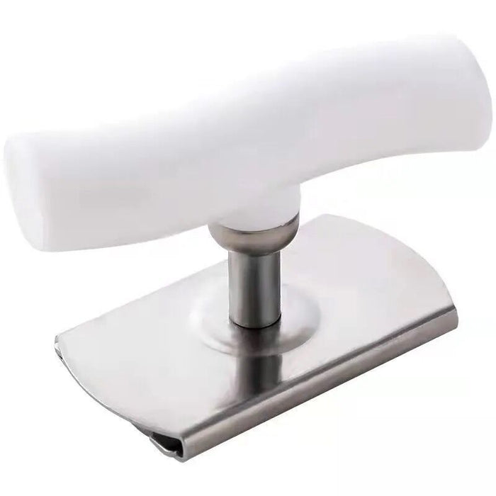 white / Bent handle