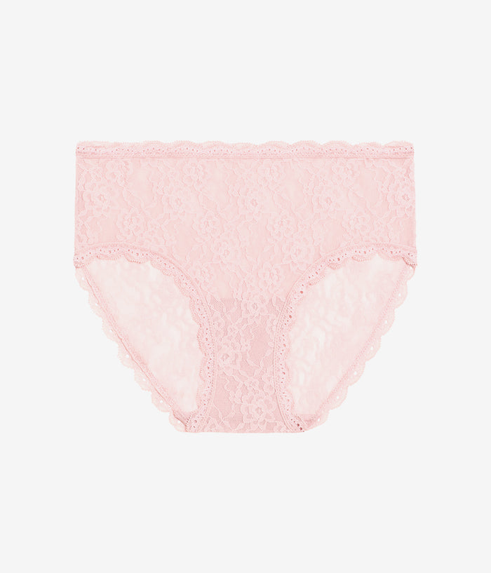 Effortlessly Lace Hipster: Blush Pink