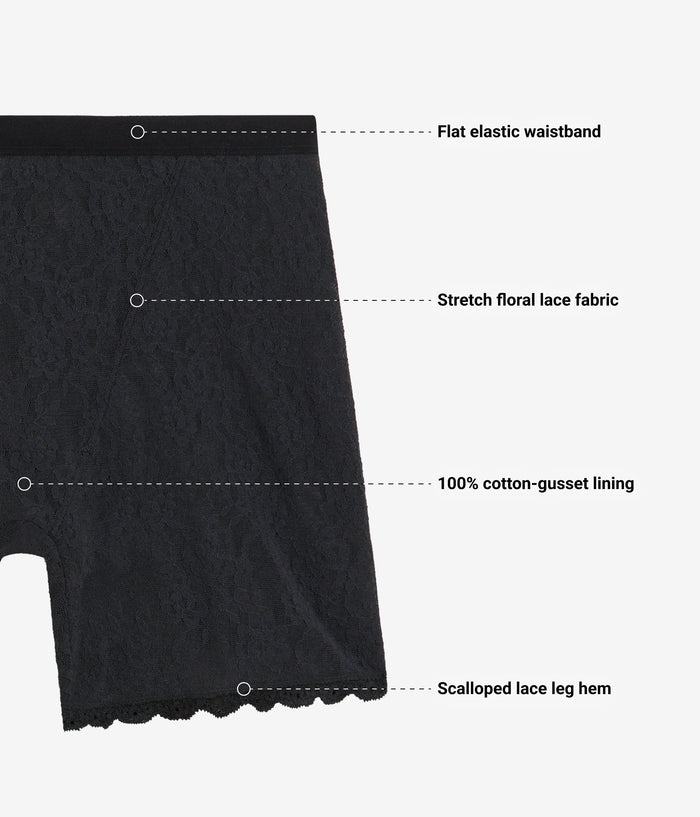 Effortlessly Lace Shorty: Night