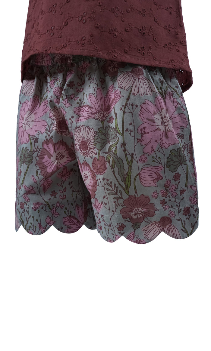 Embroidered Top and Bloomer Set : Infant : Baby Girl Top & Shorts Set Yo Baby India