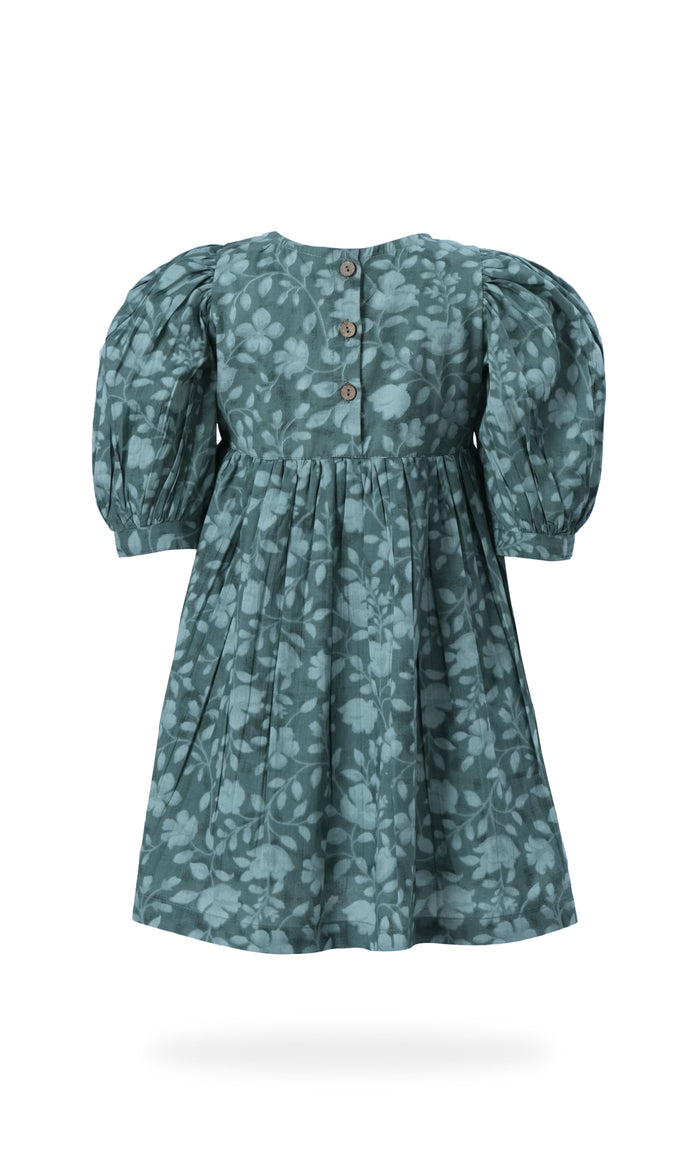 Emma Dress : SAGE : Infant : Toddler : Tween dress & diaper cover Yo Baby India