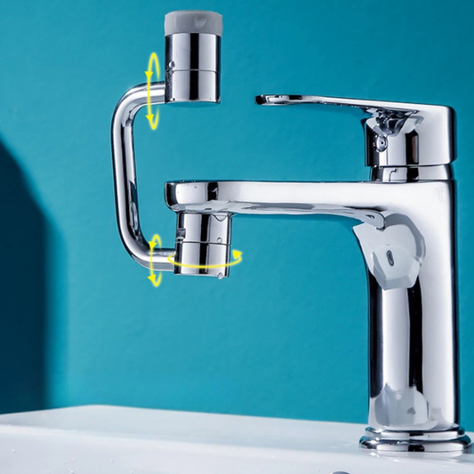 Faucet Extender | 1080° Rotating Spray Attachment | Universal Stainless Steel Adapter for Kitchen & Bathroom Sinks
