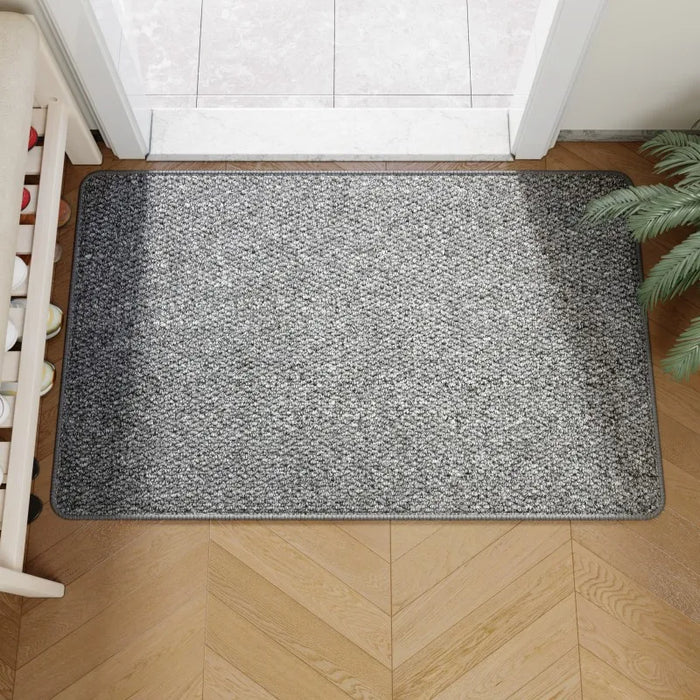 Faux Jute Door Mat | Non-Slip Entry Rug | Durable Indoor & Covered Outdoor Welcome Mat