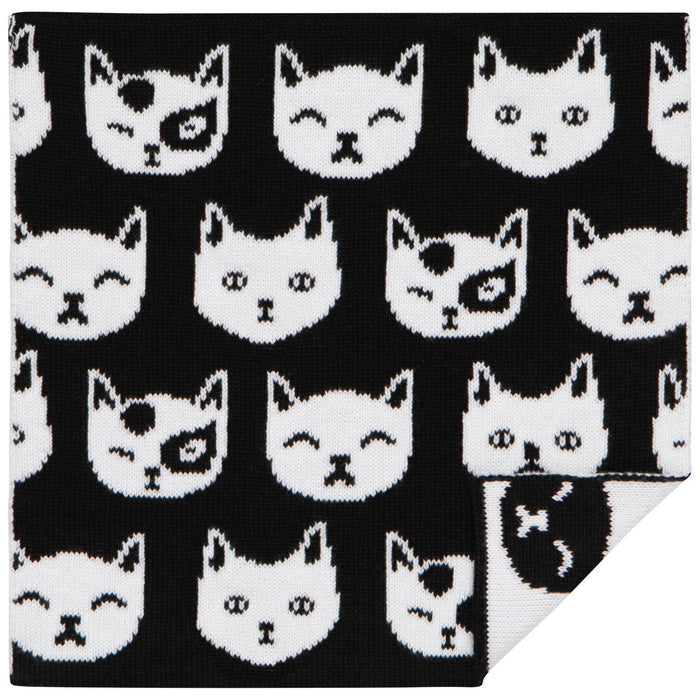 Feline Fine Knit Dishcloth Set of 3