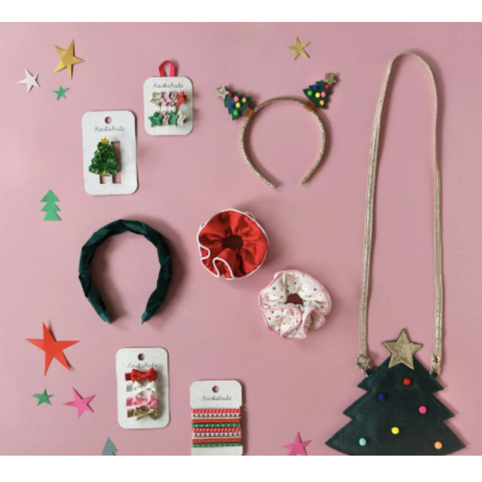 Festive Mini Bow Clips