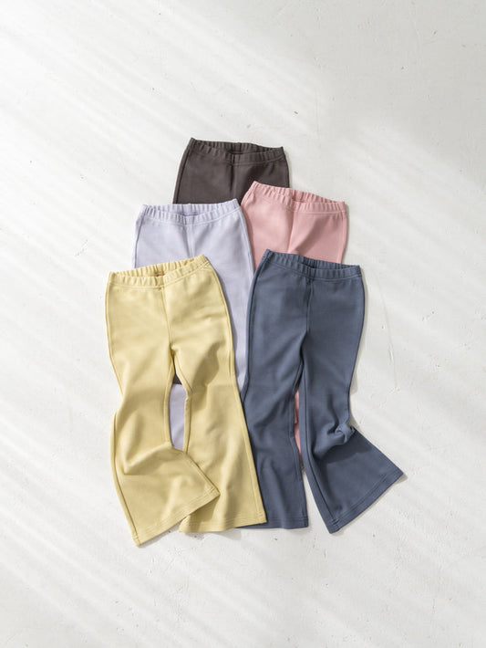 Flare cotton pants