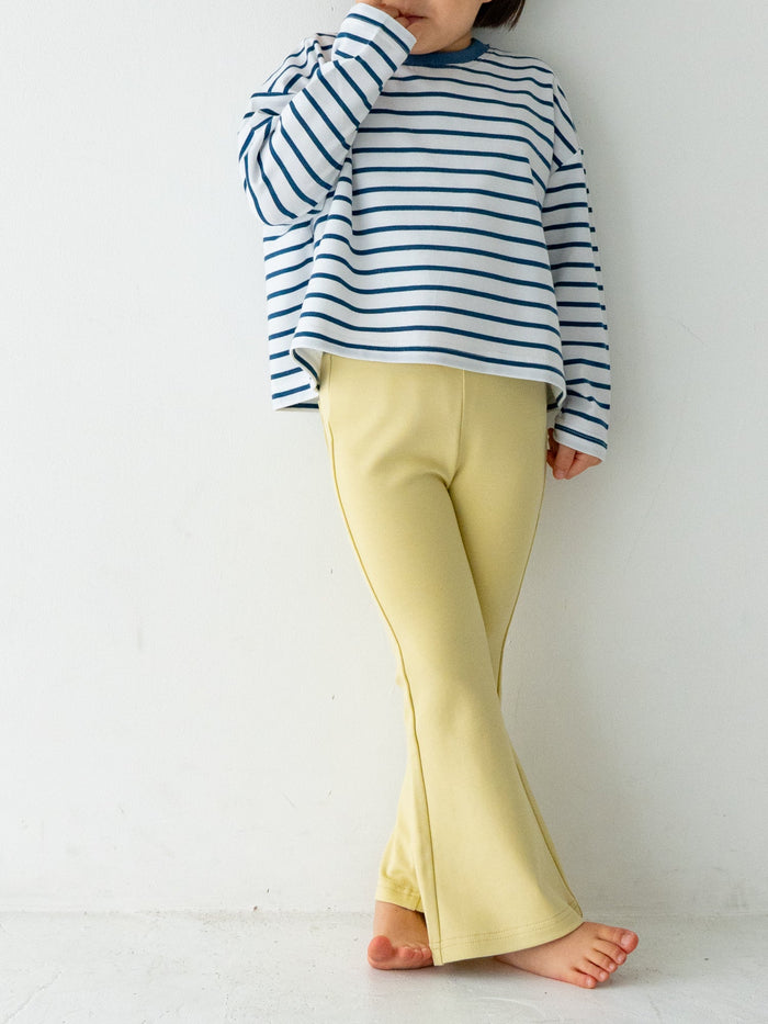 Flare cotton pants