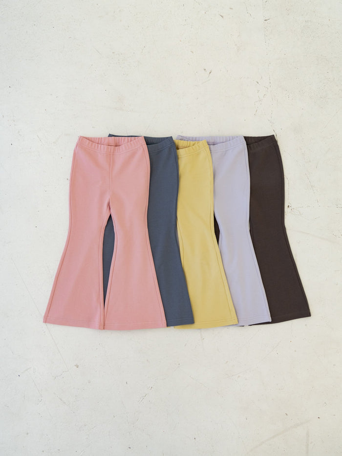 Flare cotton pants