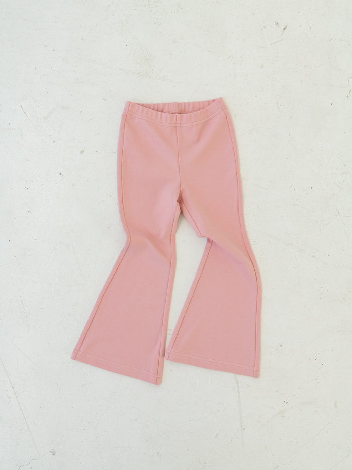 Flare cotton pants