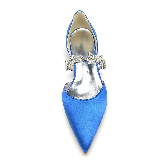 Flat Heel 2.5cm Silk-Like Shoes CK0363 - COCOMELODY