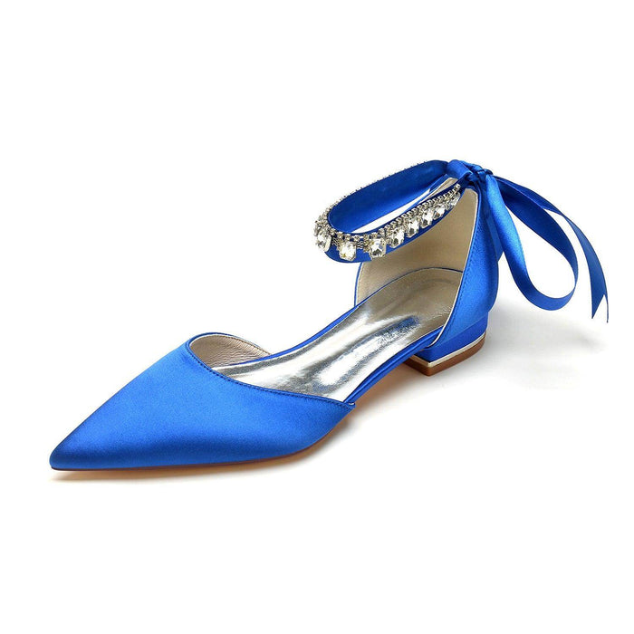 Flat Heel 2.5cm Silk-Like Shoes CK0365 - COCOMELODY