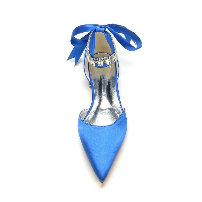 Flat Heel 2.5cm Silk-Like Shoes CK0365 - COCOMELODY