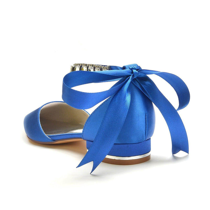 Flat Heel 2.5cm Silk-Like Shoes CK0365 - COCOMELODY