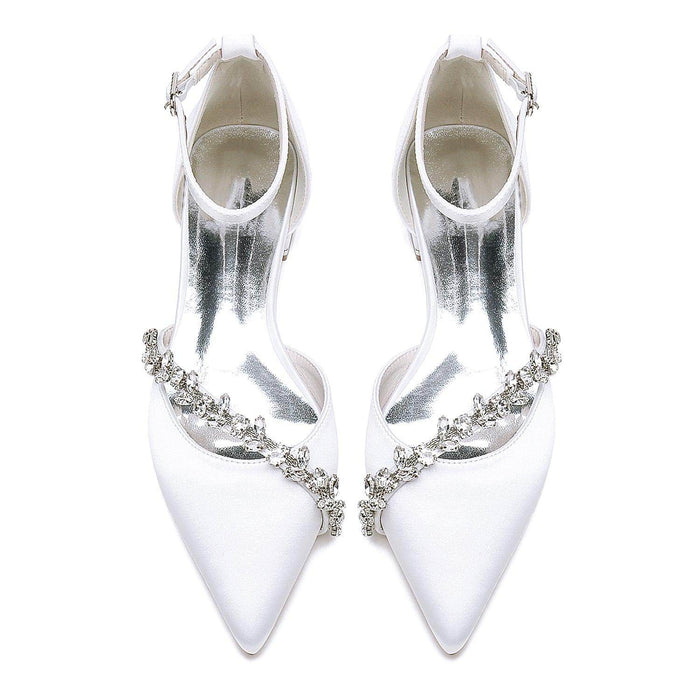 Flat Heel 2.5cm Silk-Like Shoes CK0431 - COCOMELODY