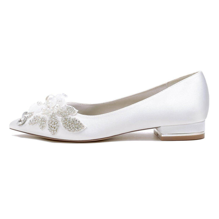 Flat Heel 2.5cm Silk-Like Shoes CK0484 - COCOMELODY