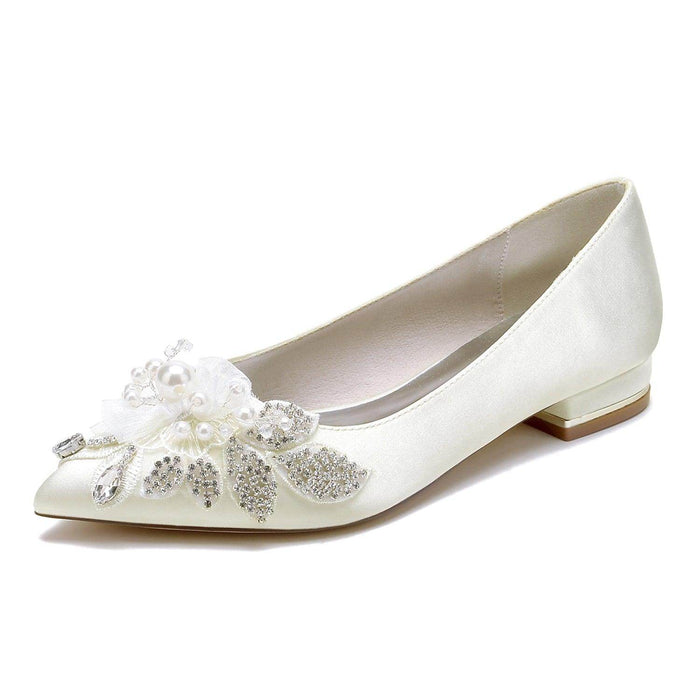 Flat Heel 2.5cm Silk-Like Shoes CK0484 - COCOMELODY