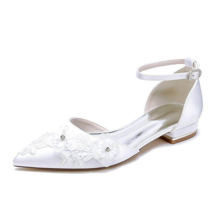 Flat Heel 2.5cm Silk-Like Shoes CK0485 - COCOMELODY