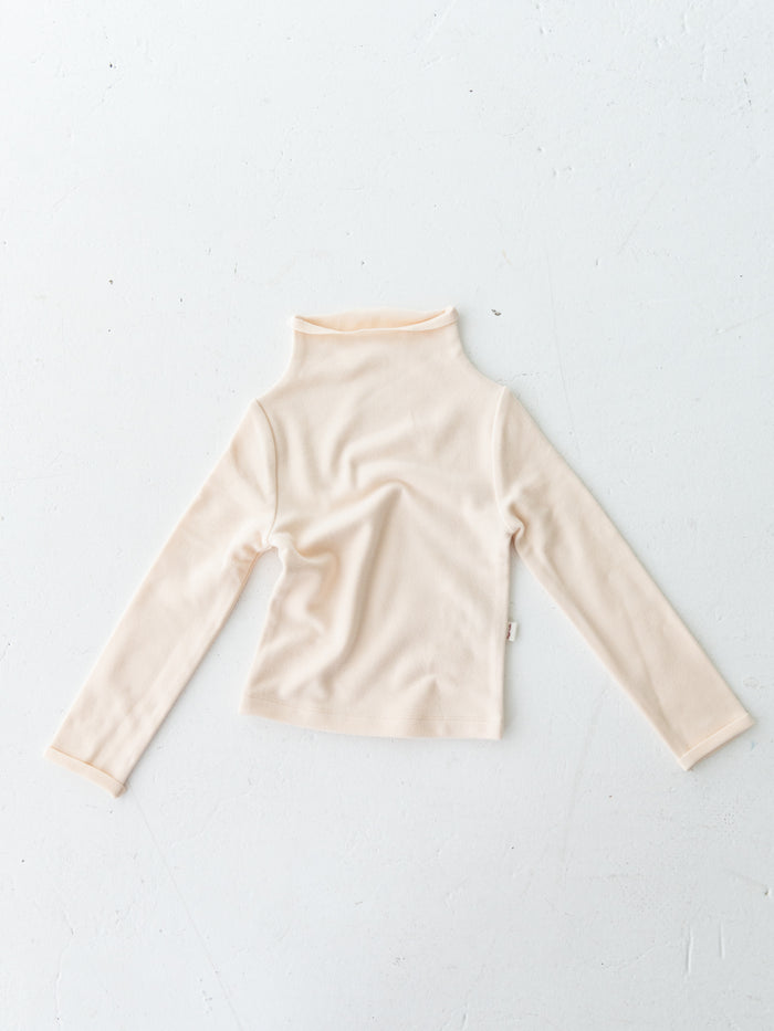 Fluffy warm high neck