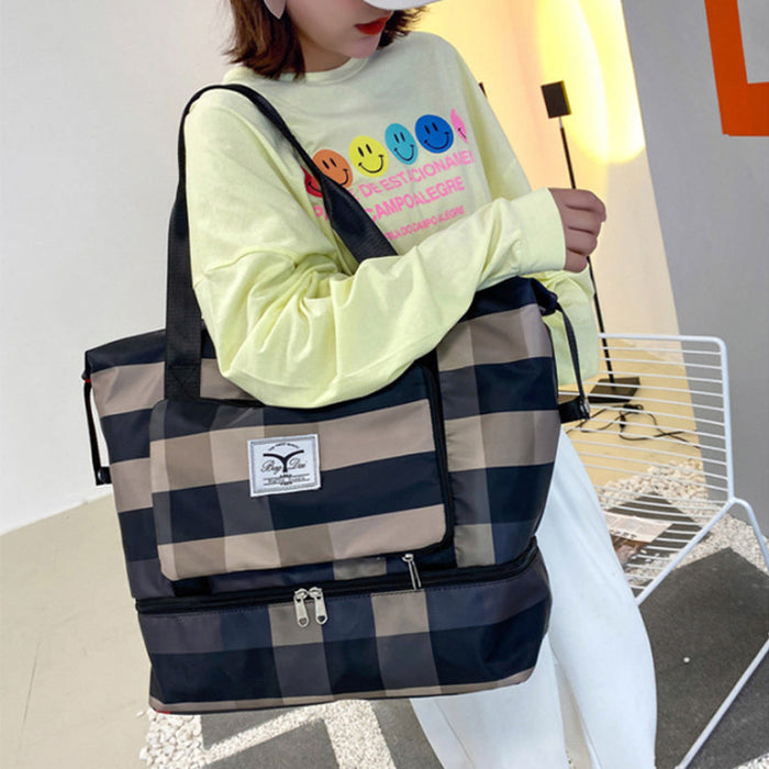 Foldable Dry/Wet Separation Travel Bag