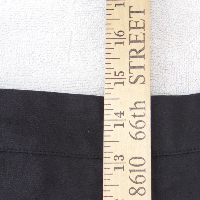 Forever 21 Womens Black Ruffle Pocket Mini Skirt Size 26 Solid A Line4