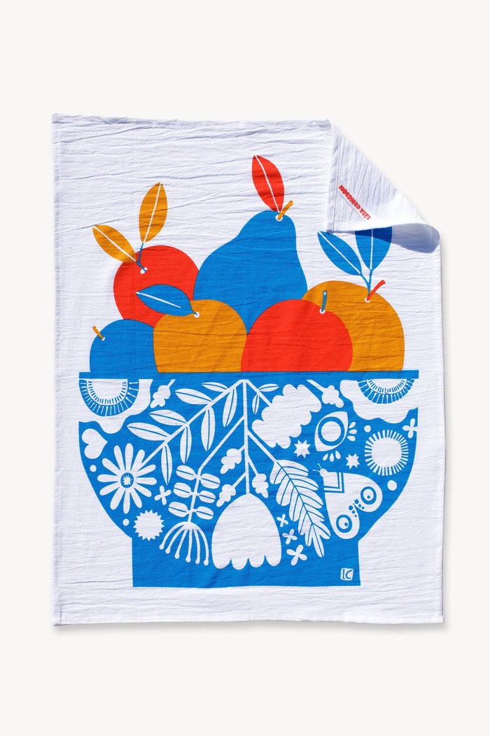 Fruit Bowl Tea Towel - Home Decor Gift