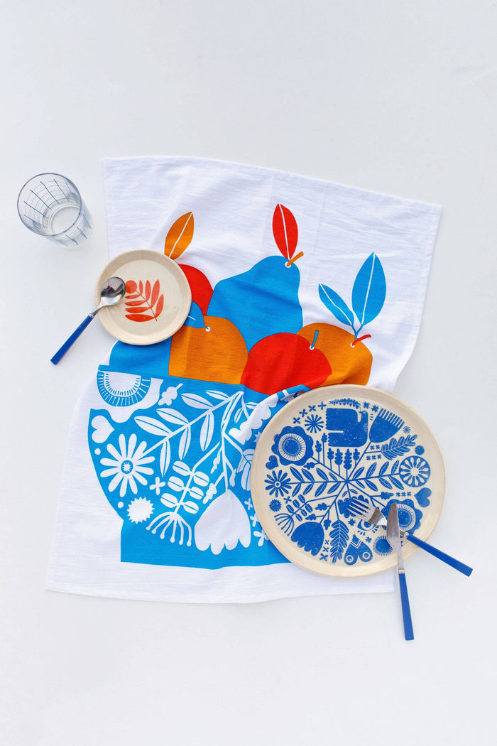 Fruit Bowl Tea Towel - Home Decor Gift