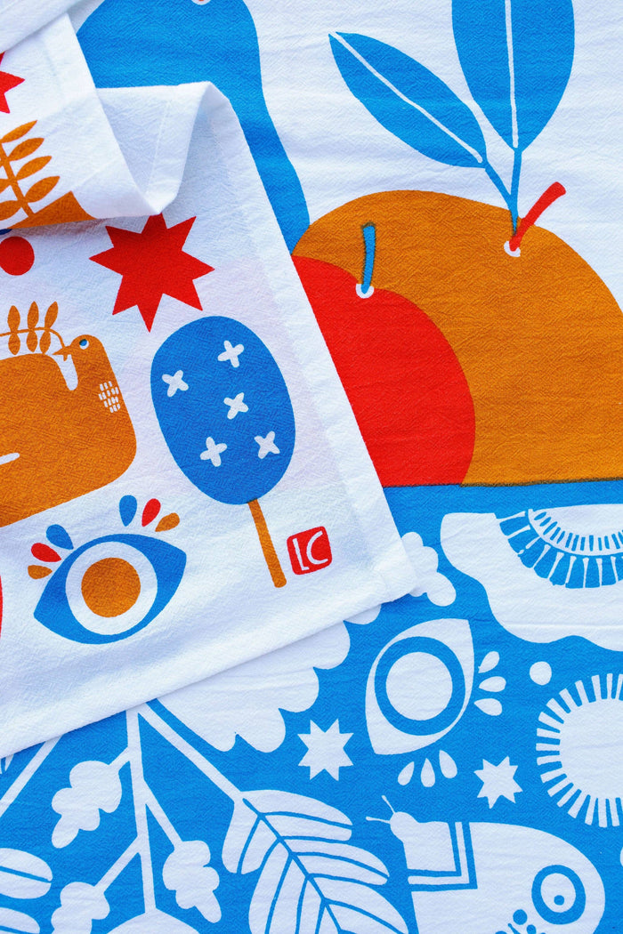 Fruit Bowl Tea Towel - Home Decor Gift