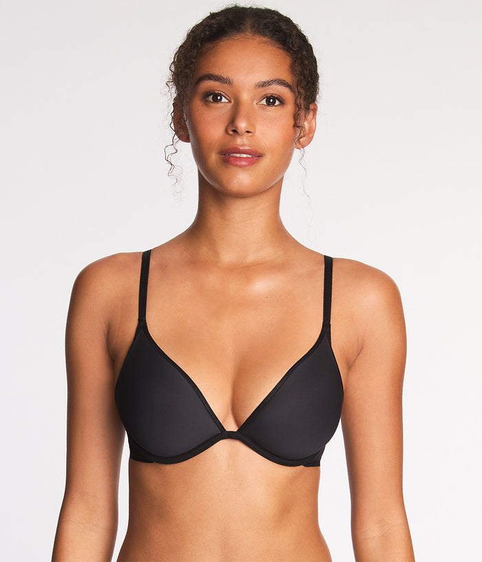 Full Transparency Plunge T-Shirt Bra: Night