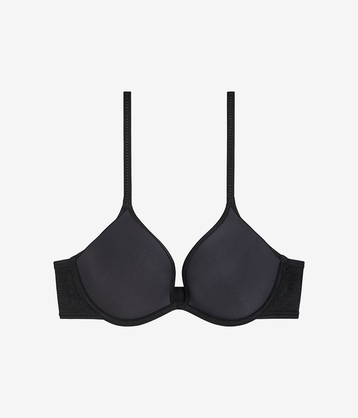 Full Transparency Plunge T-Shirt Bra: Night