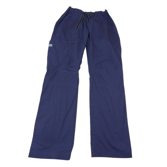 Fundamentals White Swan Brands Navy Blue Cargo Scrub Pants Drawstring Small 35600