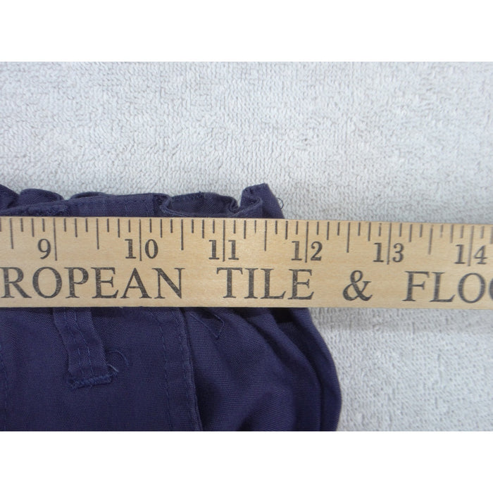 Fundamentals White Swan Brands Navy Blue Cargo Scrub Pants Drawstring Small 35603