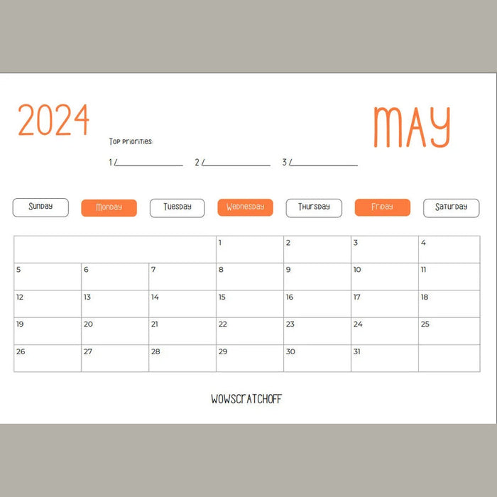 Funniest calendar of the century | Funny Cat Calendar 2024