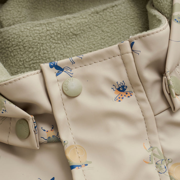 Garden Bugs Rainsuit with Fleece