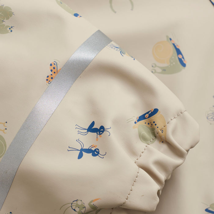 Garden Bugs Rainwear with Suspenders/Fleece (Copy)