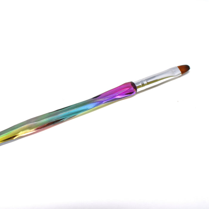 Gemini Brush | Multi-Purpose Rainbow Handle Brush Set 7 pack