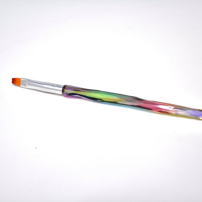 Gemini Brush | Multi-Purpose Rainbow Handle Brush Set 7 pack