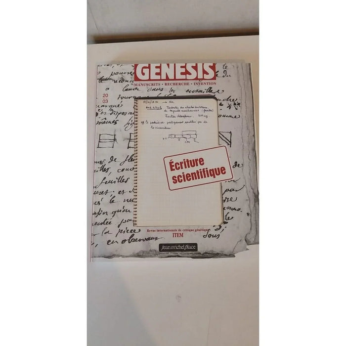 Genesis N° 20/3 - Ecriture Scientifique - Anouk Barberousse