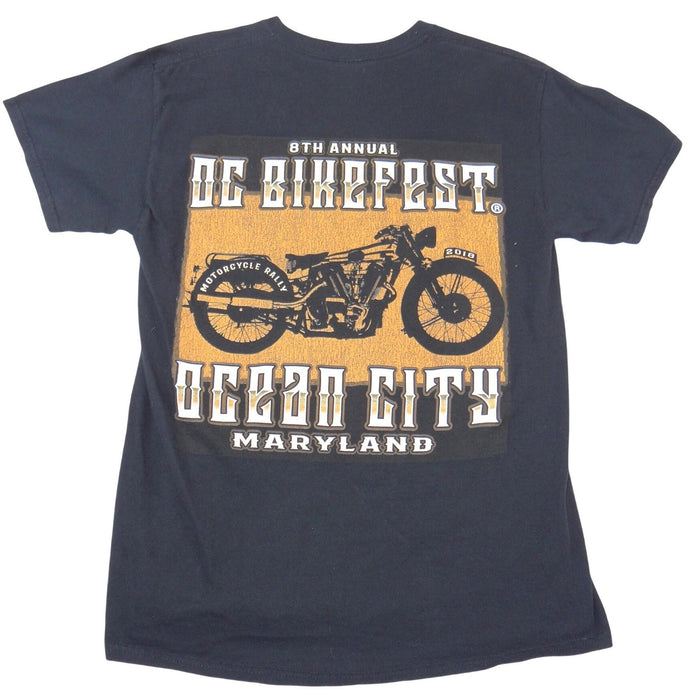 Gildan Mens OC BikeFest 2018 Ocean City Maryland Biker T Shirt Black Medium0