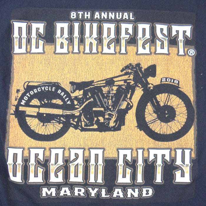 Gildan Mens OC BikeFest 2018 Ocean City Maryland Biker T Shirt Black Medium3