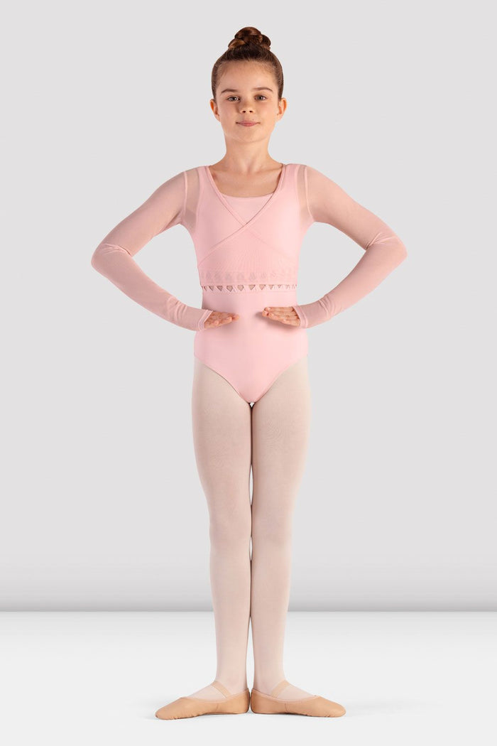 Girls Henny Mesh Wrap Top - BLOCH EU