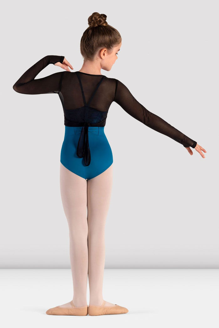 Girls Henny Mesh Wrap Top - BLOCH EU