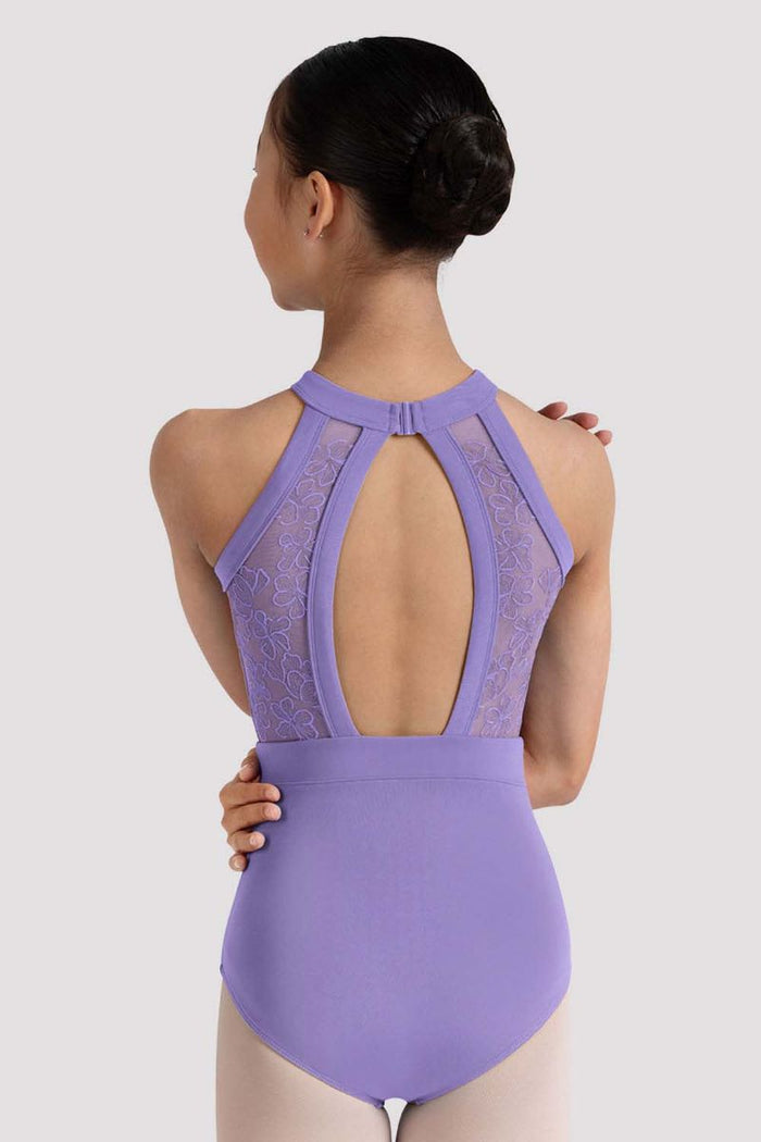 Girls Kiki Floral Halterneck Leotard