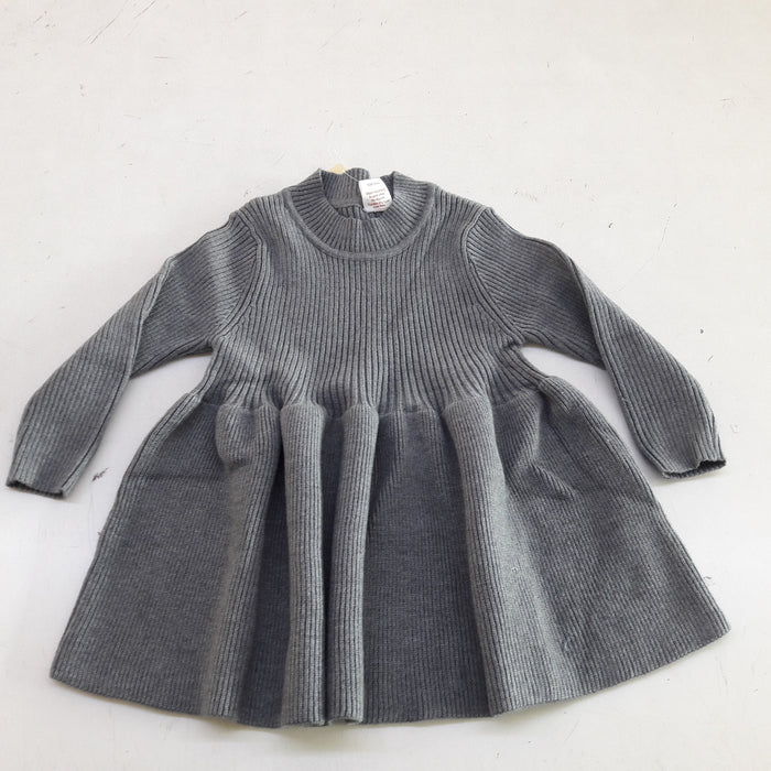 Girls Knitted Sweater Dress – 100% Cotton | Warm Winter Wear for Infants, Toddlers & Kids